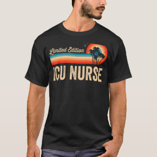 ICU Nurse Birthday Retro Vintage Men Women Dad T-Shirt