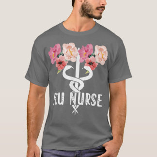 ICU Nurse Caduceus Intensive Care Unit ICU Nursing T-Shirt