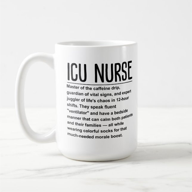 ICU nurse Coffee Mug (Left)