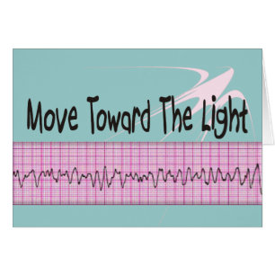 ICU Nurse Gift--Hilarious V-Fib EKG Strip Design Cards
