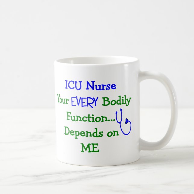 ICU Nurse Gifts Coffee Mug (Right)