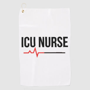 ICU Nurse Golf Towel