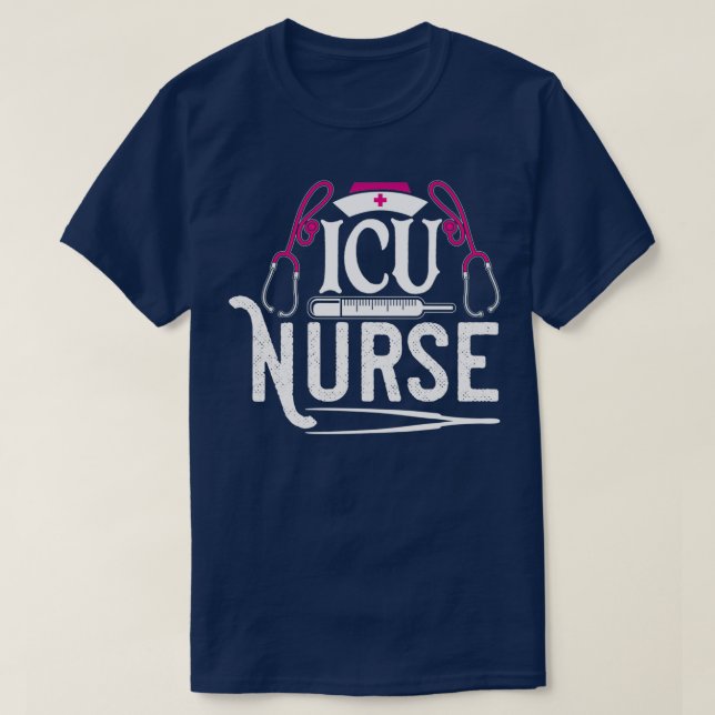 Icu Nurse T-Shirt (Design Front)