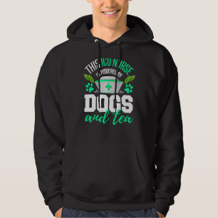 Icu Nurse   Tea   Dog   Critical Care Nurse Hoodie