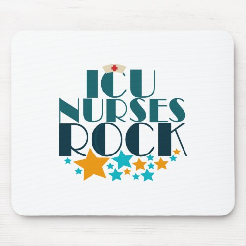 ICU Nurses Rock Mouse Pad