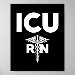 ICU Registered Nurse Intensive Care Unit RN Staff Poster