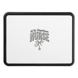 ICU Stepdown Nurse Vintage Floral Stethoscope Shir Hitch Cover