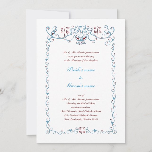 ICXC Border Invitation (Front)