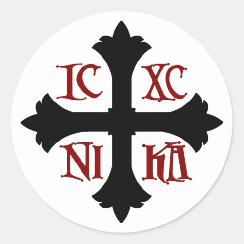 ICXC NIKA Cross Sticker