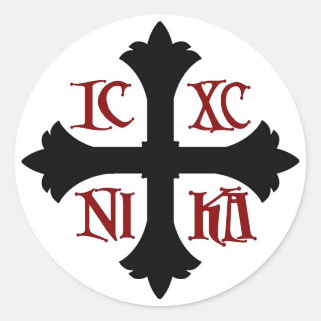 ICXC NIKA Cross Sticker (Front)