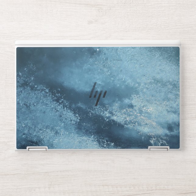 Icy Background HP EliteBook X360 1030 G3/G4 HP Laptop Skin (Front)