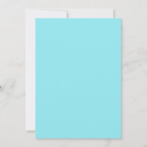 Icy Blue Custom Invitation