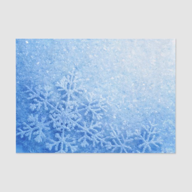 Icy Blue 10lb Tissue Paper, White Paper (Front)
