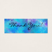Icy Blue Abstract Design (Front)
