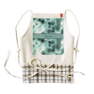 Icy Blue Diamonds Zazzle HEART Apron