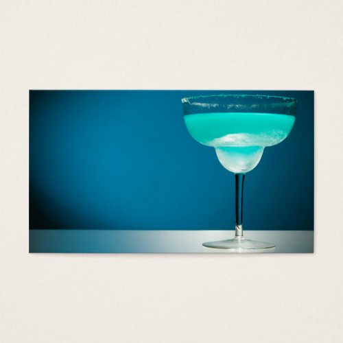 Icy Blue Margarita Business Card