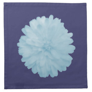 Icy Blue Marigold Napkin