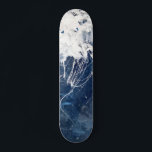 Icy Blue Mountain Summit Skateboard<br><div class="desc">Chill meets thrill with this icy blue mountain summit skateboard design—where frosted peaks pierce through clouds and dreams alike. Inspired by high-altitude ambition and alpine awe, it brings cool serenity to every skate session. Whether you’re shredding pavement or daydreaming of mountaintops, this board channels boldness with a frosty edge. Skate...</div>