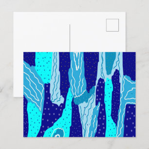Icy Blue Ocean Postcard