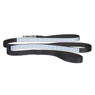 icy Blue Snowflake Dog Leash