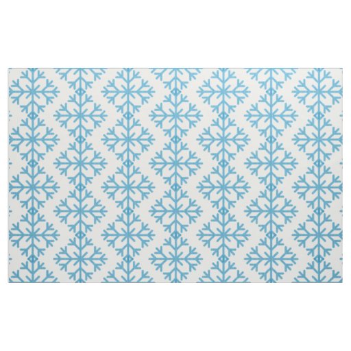 Icy Blue Snowflake Thunder_Cove  Fabric