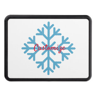 Icy Blue Snowflake Thunder_Cove Hitch Cover