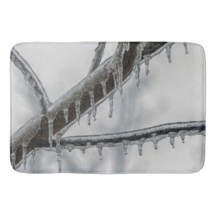 Icy Branch Bathroom Mat