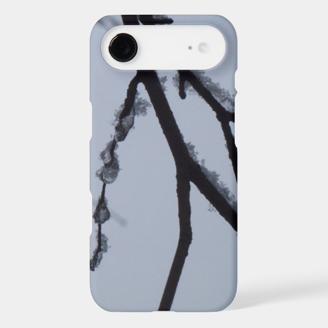 Icy Branches Winter Nature Photography Case-Mate iPhone Case (Back)