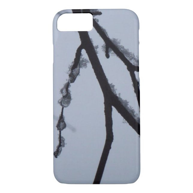Icy Branches Winter Nature Photography Case-Mate iPhone Case (Back)