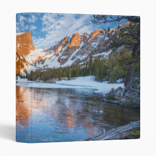 Icy Dream Lake 3 Ring Binder