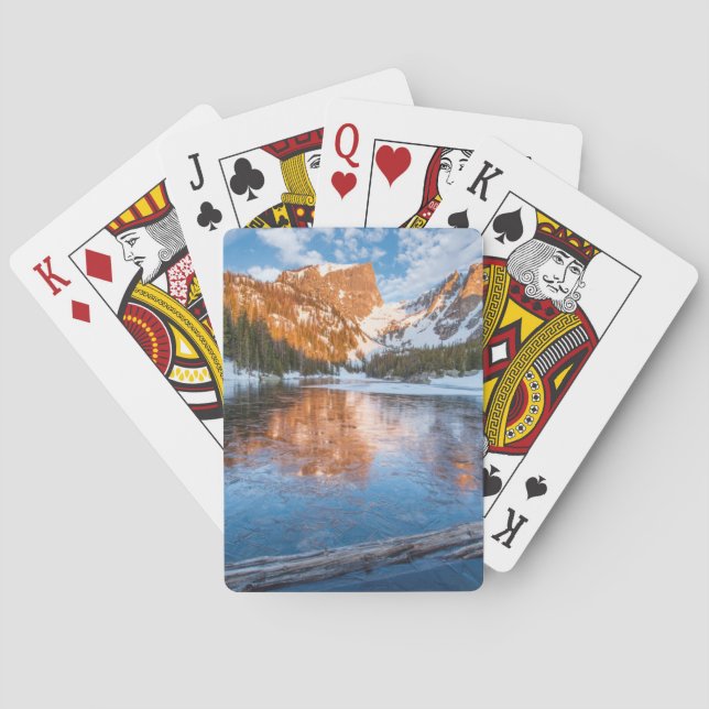 Icy Dream Lake Poker Cards (Back)