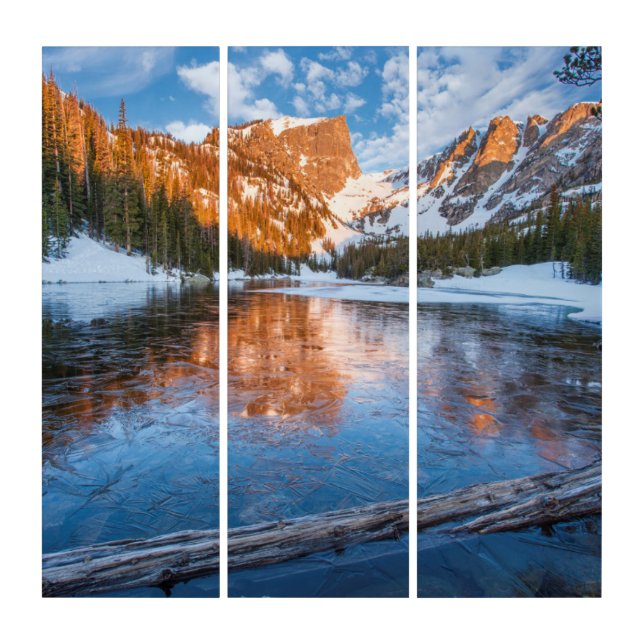 Icy Dream Lake Triptych (Front)