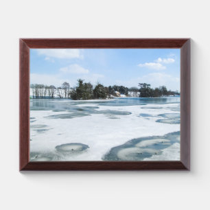 Icy English Lake - Personalized Award Plaque