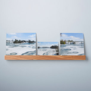 Icy English Lake - Personalized Picture Ledge