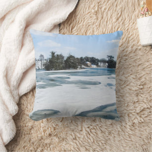 Icy English Lake - Personalized Throw Pillow