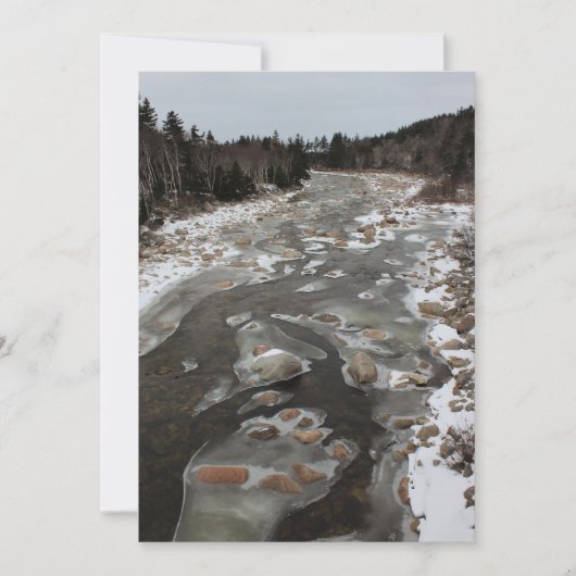 Icy Footprint in the River (Front)