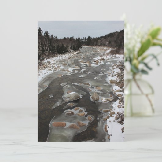 Icy Footprint in the River (Standing Front)