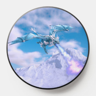 Icy Hot Blue Dragon PopSocket