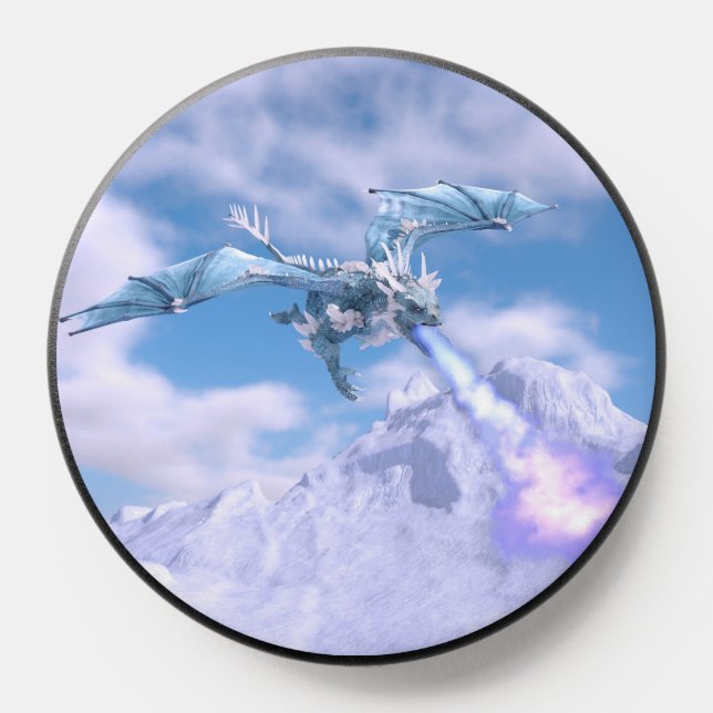 Icy Hot Blue Dragon PopSocket (Popsocket)