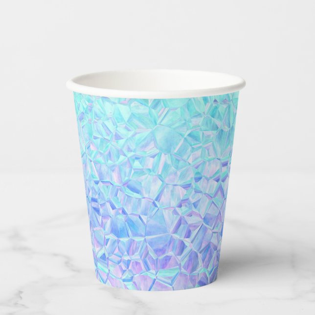 icy iridescence : paper cups (Front)