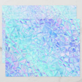 icy iridescence : paper sheet (Front/Back)