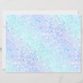icy iridescence : paper sheet (Back)