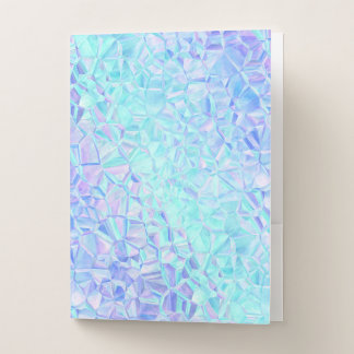 icy iridescence : pocket folder