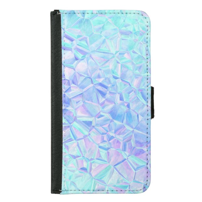icy iridescence : samsung galaxy wallet case (Front)