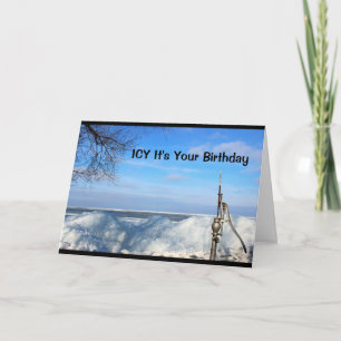 Icy It's Your Birthday I'm Sure You're Pumped! Card