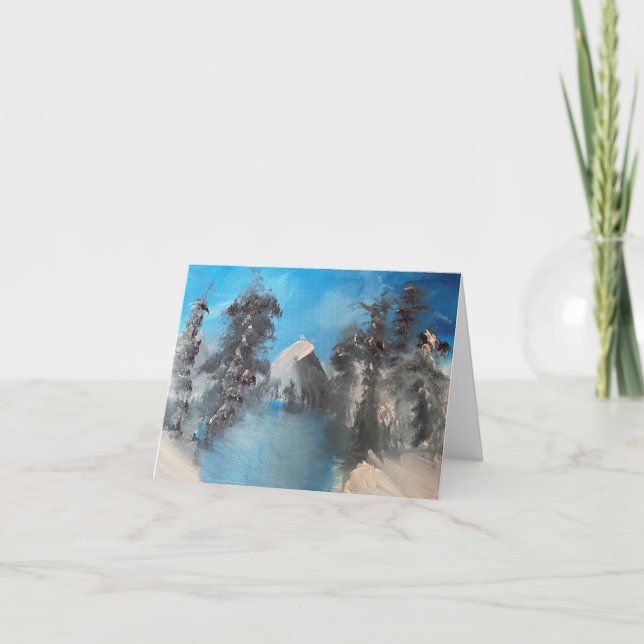 Icy Lake Card (Front)