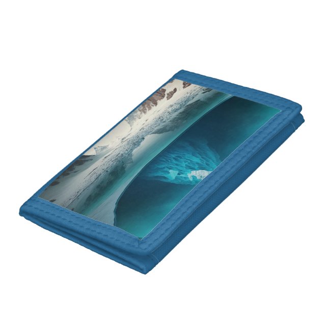 Icy Mountain View Tri-fold Wallet (Bottom)
