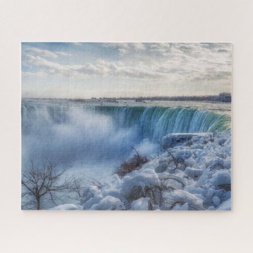 Icy Niagara Falls Jigsaw Puzzle