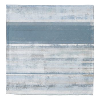 'icy River' Blue Abstract Art Duvet Cover by T30Gallery at Zazzle