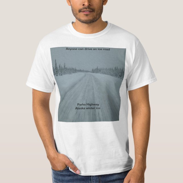 Icy road t-shirt (Front)